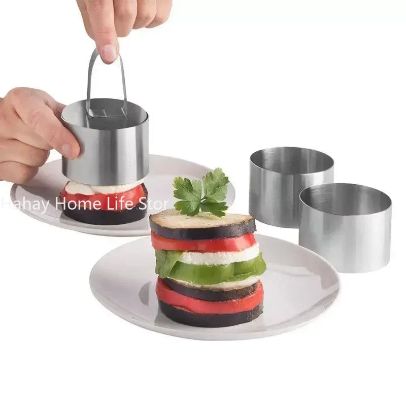 New Mold for DIY Bakeware Tools Cupcake Mold Dessert Mousse Ring Cake Cheese Tool Stainless Steel